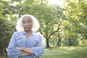 senior woman looks disparagingly at the camera - difficult aging parent